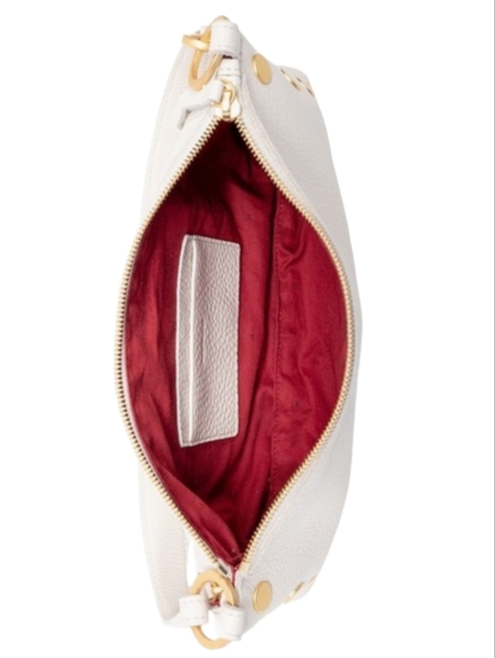NWT Hammitt Kyle Sml Shoulder Crossbody Calla Lily White Leather Brushed Gold - Picture 8 of 11